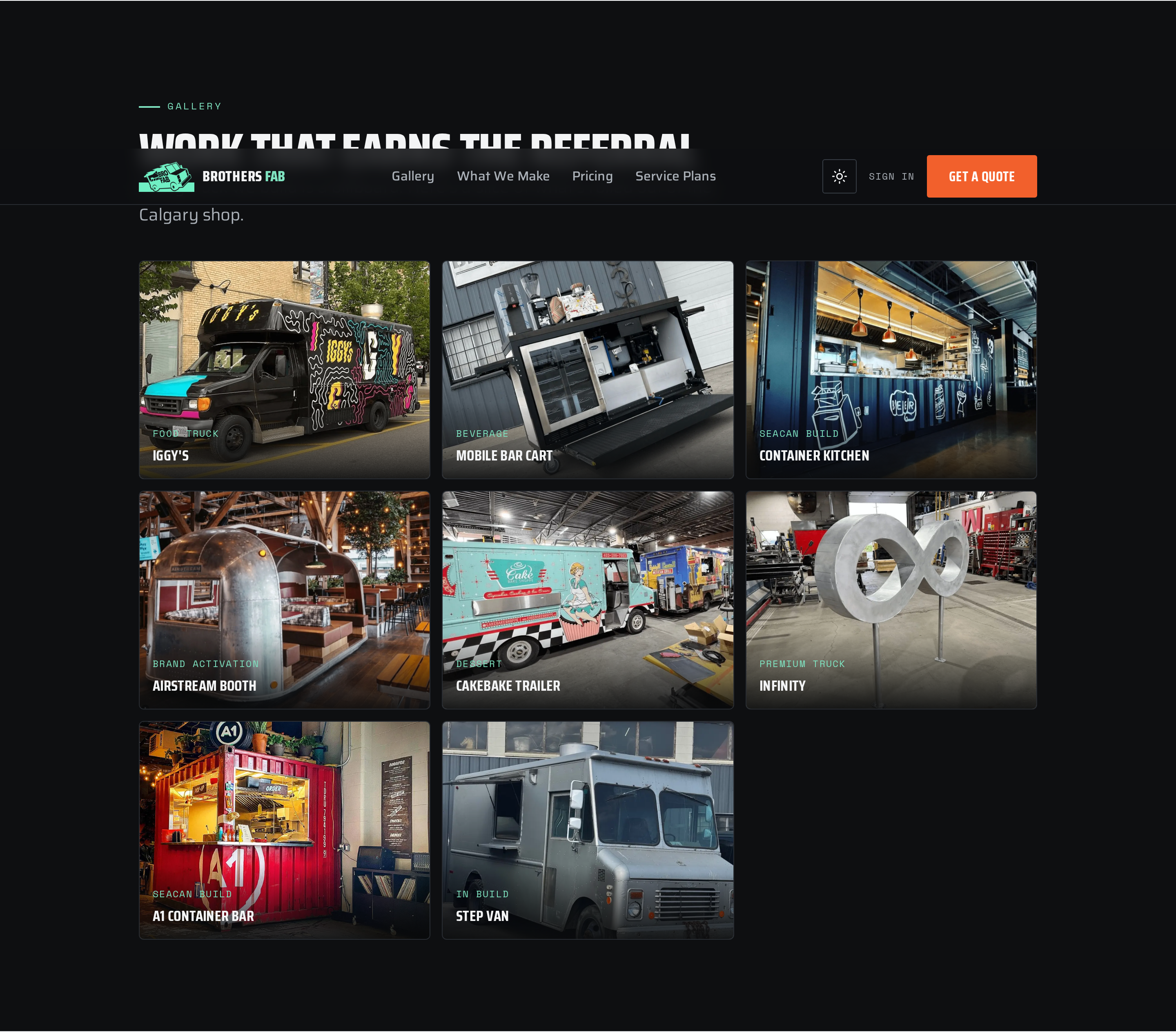 What we make